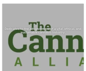 Thecannabisalliance.us(The Cannabis Alliance) Screenshot