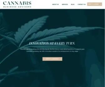 Thecannabisbusinessadvisors.com(The Cannabis Business Advisors) Screenshot