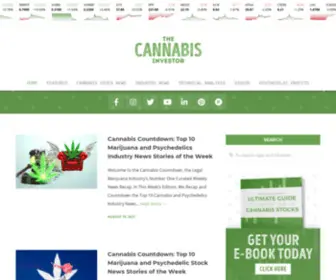 Thecannabisinvestor.ca(The Cannabis Investor) Screenshot