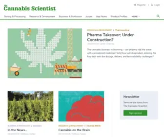 Thecannabisscientist.com(The Cannabis Scientist was conceived with an important mission) Screenshot