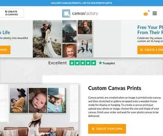 Thecanvasfactory.com.au(Canvas Factory) Screenshot