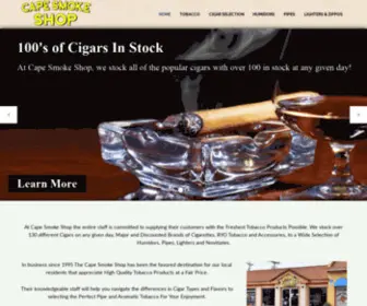 Thecapesmokeshop.com(CAPE SMOKE SHOP) Screenshot