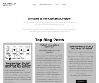 Thecapitalistlifestyle.com(THE CAPITALIST LIFESTYLE) Screenshot