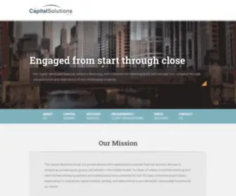 Thecapitalsolutions.com(The Capital Solutions Group) Screenshot