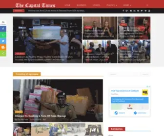 Thecapitaltimes.co.ug(The Capital Times Uganda) Screenshot