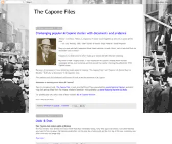 Thecaponefiles.com(The Capone Files) Screenshot