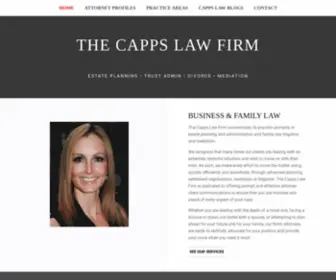 Thecappslawfirm.com(The Capps Law Firm) Screenshot