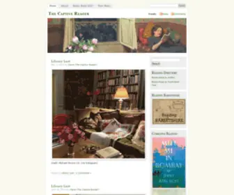 Thecaptivereader.com(The Captive Reader) Screenshot