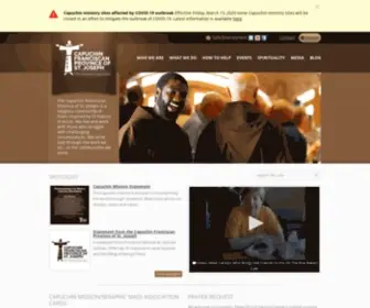 Thecapuchins.org(Capuchin Franciscan Province of St) Screenshot