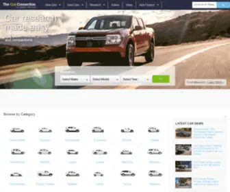 Thecarconnection.com(Get the inside scoop on new cars) Screenshot