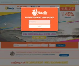 Thecaravelle.com(The Caravelle Resort) Screenshot