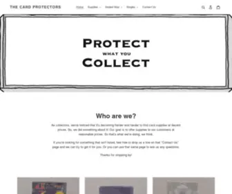 Thecardprotectors.com(The Card Protectors) Screenshot