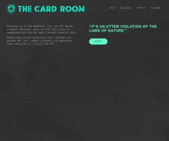 Thecardroom.io(Home of NFT Gaming Aficionados) Screenshot