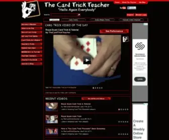 Thecardtrickteacher.com(The Card Trick Teacher) Screenshot