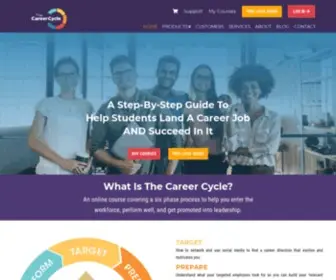 Thecareercycle.com(The Career Cycle) Screenshot