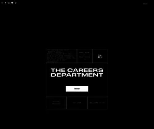 Thecareersdepartment.com(The Careers Department) Screenshot