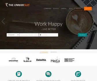 Thecareersuit.com(The Career Suit) Screenshot
