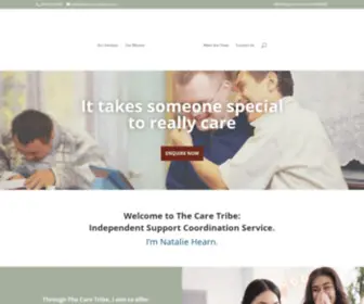 Thecaretribe.com.au(The Care Tribe) Screenshot