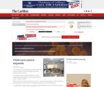 Thecarillon.com(Carillon articles and news from Manitoba) Screenshot