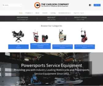 Thecarlsoncompany.com(Cemb Wheel Balancers at The Carlson Company) Screenshot