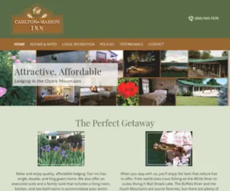 Thecarltonmarioninn.com(Affordable Lodging) Screenshot