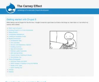 Thecarneyeffect.co.uk(The Carney Effect) Screenshot