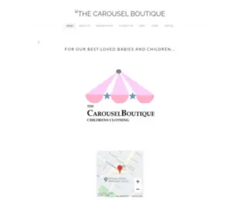 Thecarouselboutique.net(The Carousel Boutique) Screenshot