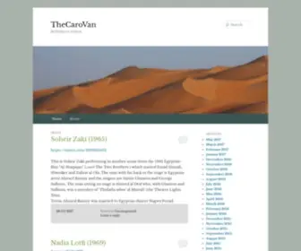 Thecarovan.com(Bellydance videos) Screenshot