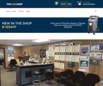 Thecarshoptampa.com(The Car Shop Tampa) Screenshot