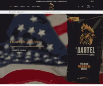 Thecartelcoffee.com(Freedom, Family, Hard Work, Coffee) Screenshot