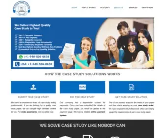 Thecasestudysolutions.com(Our website) Screenshot