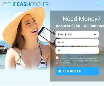 Thecashcooler.com(Quick & Easy online process for Cash Loans) Screenshot