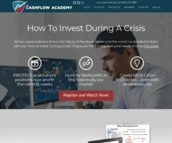 Thecashflowacademy.com(The Cashflow Academy) Screenshot