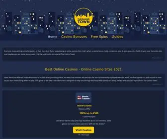 Thecasinotown.com Screenshot