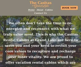 Thecasitasatgrandlake.com(Bird Island) Screenshot