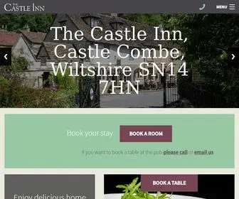 Thecastleinn.co.uk(The Castle Inn in Castle Combe) Screenshot