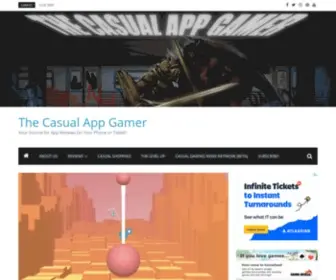 Thecasualappgamer.com(The Casual App Gamer) Screenshot