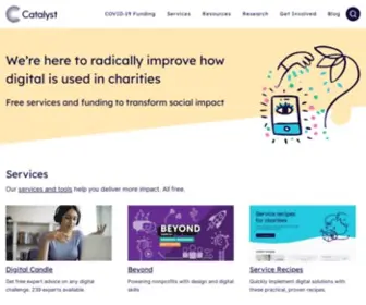 Thecatalyst.org.uk(Digital Charity) Screenshot