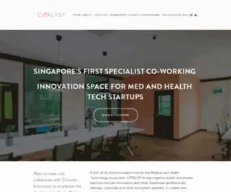 Thecatalyst.sg(Medtech and Healthtech Coworking) Screenshot