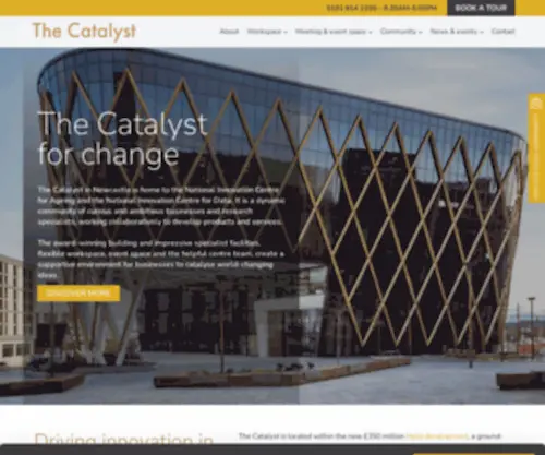 Thecatalystnewcastle.co.uk(The Catalyst Newcastle) Screenshot