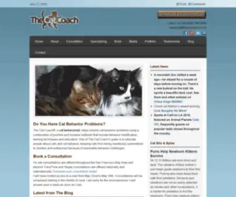Thecatcoach.com(The Cat Coach) Screenshot