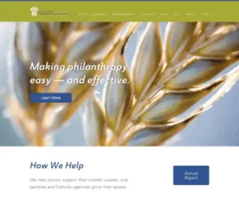 Thecatholiccommunityfoundation.org(The Catholic Community Foundation) Screenshot