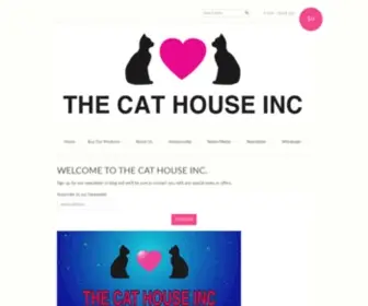 Thecathouseinc.com(Our website) Screenshot