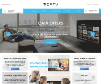 Thecatv.net(Best USA Kodi CATV IPTV Subscription Reseller Panel Player Providers) Screenshot