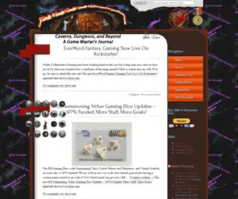 Thecaverns.net(Caverns, Dungeons, and Beyond) Screenshot