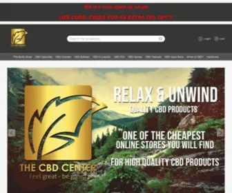 Thecbdcenter.co.uk(The CBD Center) Screenshot