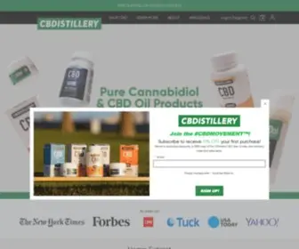Thecbdistillery.com(CBDistillery) Screenshot