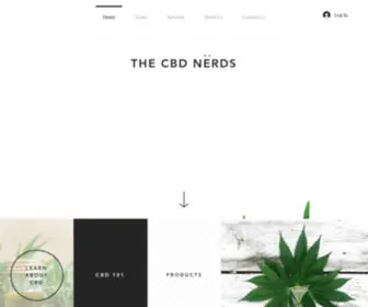 Thecbdnerds.com(The CBD Nerds) Screenshot