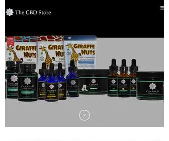 Thecbdstoreri.com(The CBD Store) Screenshot