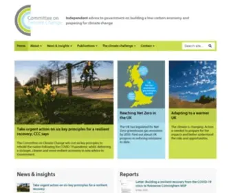 Theccc.org.uk(Climate Change Committee) Screenshot